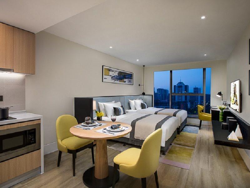 Citadines Gaoke Liangjiang Chongqing Apart otel Dış mekan fotoğraf